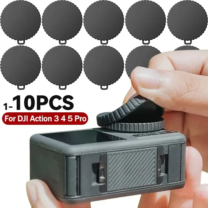 110Pcs Camera Lens Caps for DJI Osmo Action 3 4 5 Pro Antiscratch Silicone Protective Cover Accessories 260629