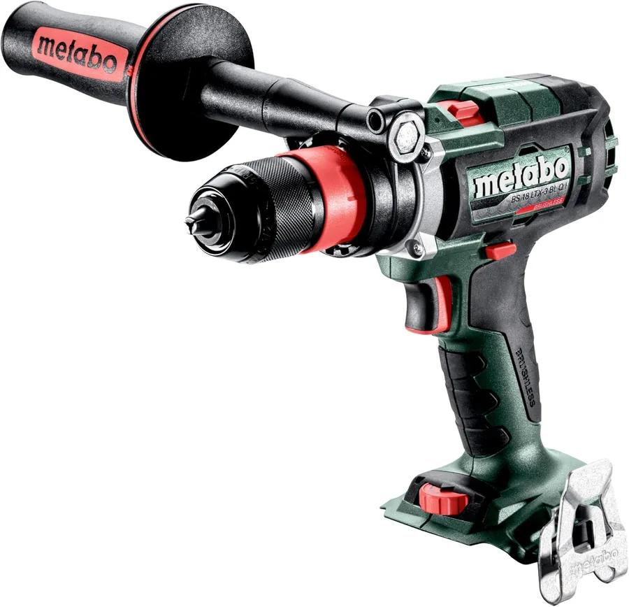 18V Cordless Driver Drill | Tool Only - No Battery | Electronic Safety Shutdown | 3-Speeds | Brushless Motor | Made in Germany | BS 18 LTX-3 BL Q I Bare MB