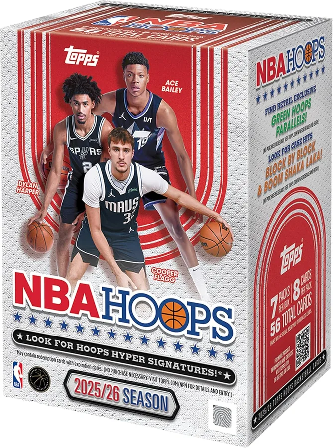 2025-26 Topps Hoops Basketball - Factory Sealed - Value Box