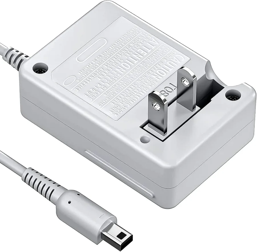3DS Charger, VOYEE 3DS Charger Compatible with Nintendo 3DS/ DSi/DSi XL/ 2DS/ 2DS XL/New 3DS 100-240V Wall Plug Adapter