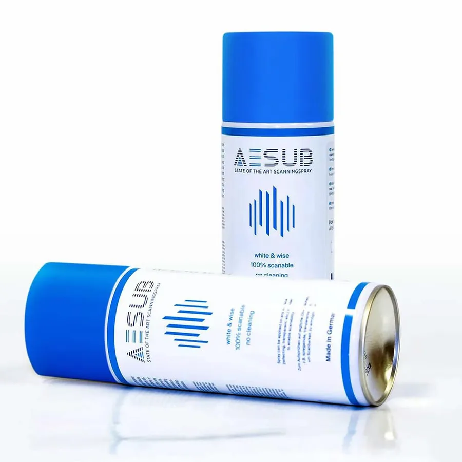 3DTOOLS AESUB 3DTOOLS 3D Scanner Spary for Revopoint 3D Scanners, for Reflective, Transparent or Highly Textured 400ml Blue S