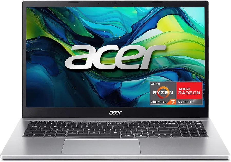 Acer Aspire Go 15 AI Ready Laptop | 15.6" FHD (1920 x 1080) IPS Display | AMD Ryzen 7 7730U | AMD Radeon Graphics | 16GB DDR4