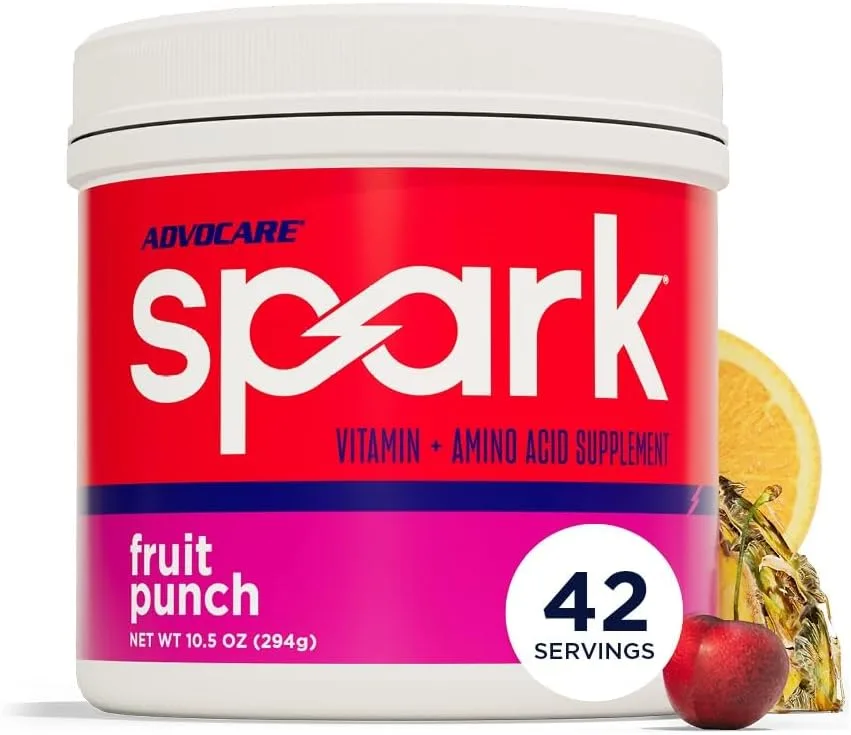 AdvoCare Spark - Energy Drink Mix - Vitamin & Amino Acid Supplement - Supports Energy & Focus - Portable Immune Support - Sug