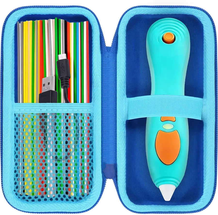 Aenllosi for 3Doodler Start+ Essentials (2024) 3D Pen Hard Case, Holders for 3Doodler Start 3D Printing Pen Filament Refill P