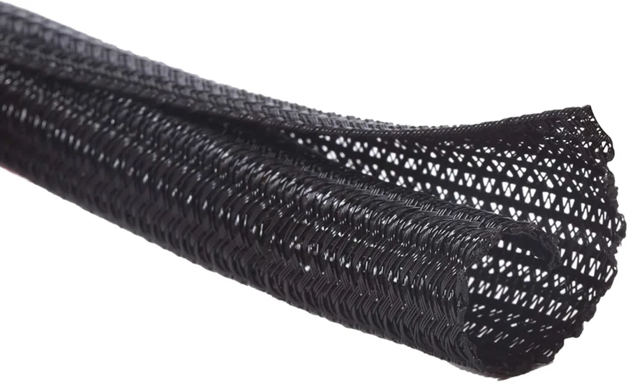 Alex Tech 10ft - 1/2 inch Cord Protector Wire Loom Tubing Cable Sleeve Split Sleeving For USB Cable Power Cord Audio Video Ca