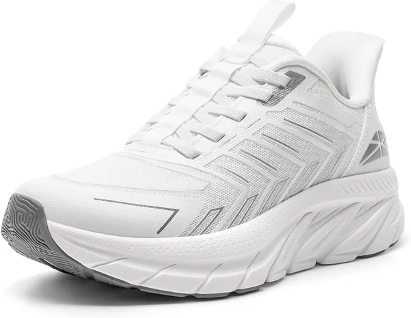 ALLSWIFIT Women's Slip On Walking Shoes Running Comfortable Tennis Breathable Non Slip Athletic Gym Workout Cross Training Fa