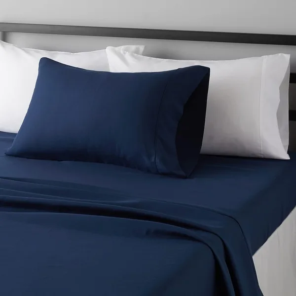 Amazon Basics Lightweight Super Soft Easy Care Wrinkle Free Microfiber 3 Piece Bed Sheet Set with 14-Inch Deep Pockets, Twin,