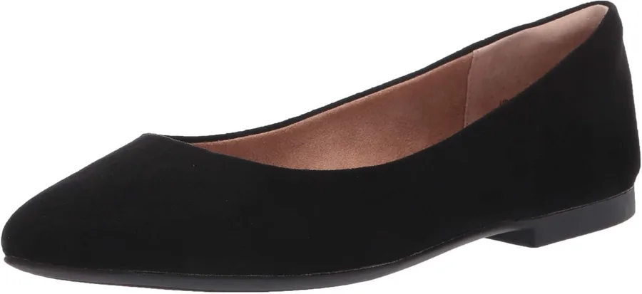 Amazon Essentials Women's Pointed-Toe Ballet Flats