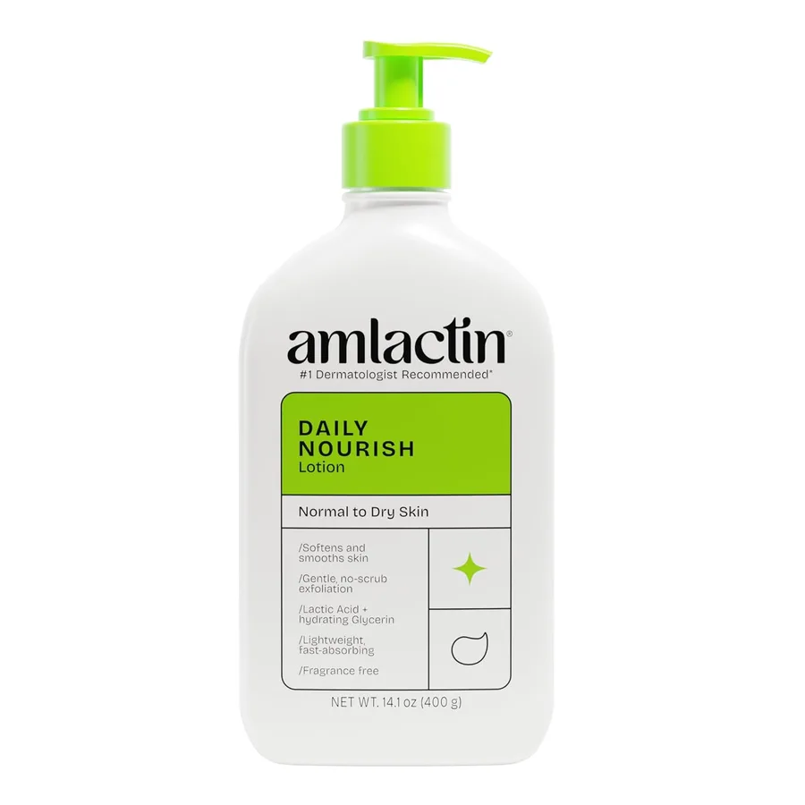 AmLactin Daily Nourish Body Lotion, 12% Lactic Acid, 14.1 oz