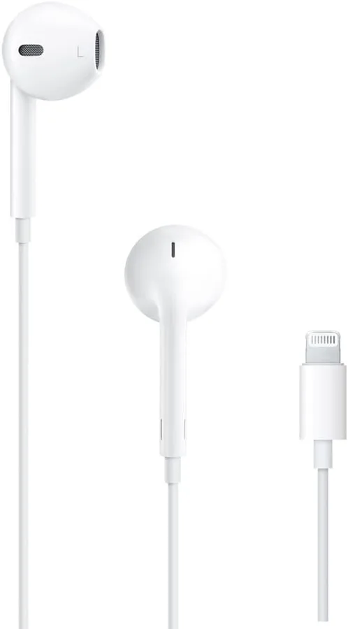 Apple EarPods Headphones with Lightning Connector, Wired Ear Buds for iPhone with Built-in Remote to Control Music, Phone Cal
