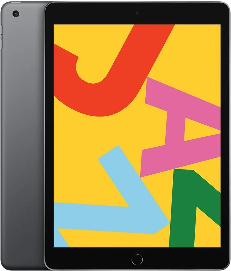 Apple iPad (7th Generation, 10.2-inch, 2019), 128GB, Wi-Fi, Space Gray (Renewed Premium)