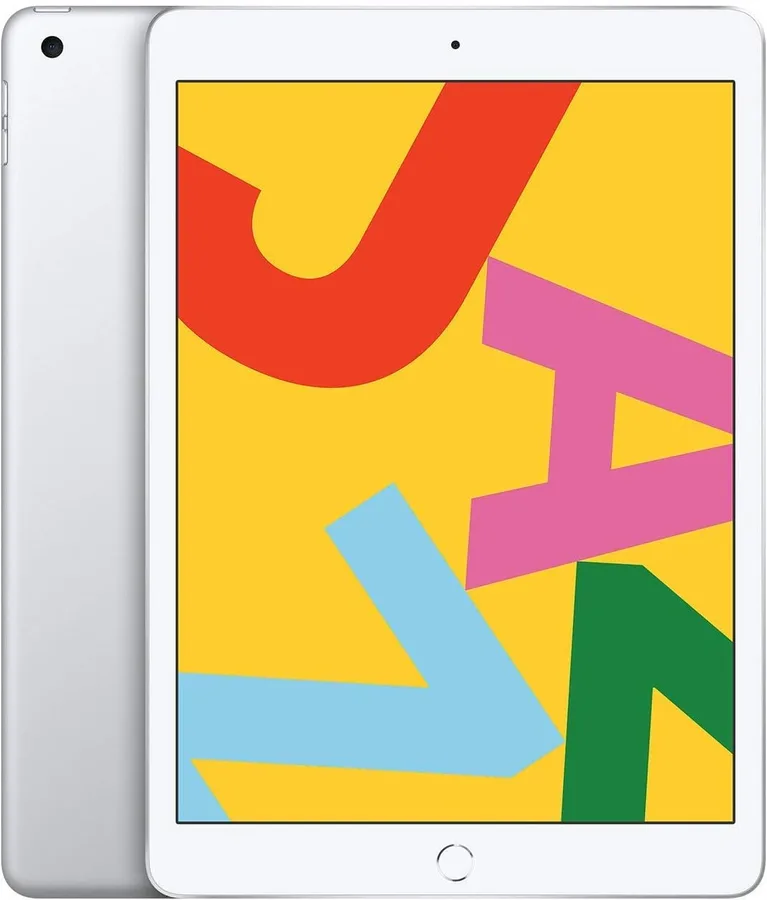 Apple iPad (7th Generation, 10.2-inch, 2019), 32GB, Wi-Fi, Silver (Renewed Premium)