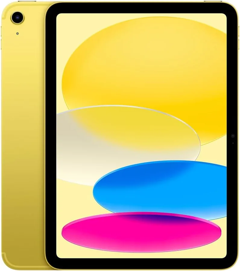 Apple iPad (A16, 11-inch, 2025), 256GB, Wi-Fi + Cellular, Yellow (Renewed)