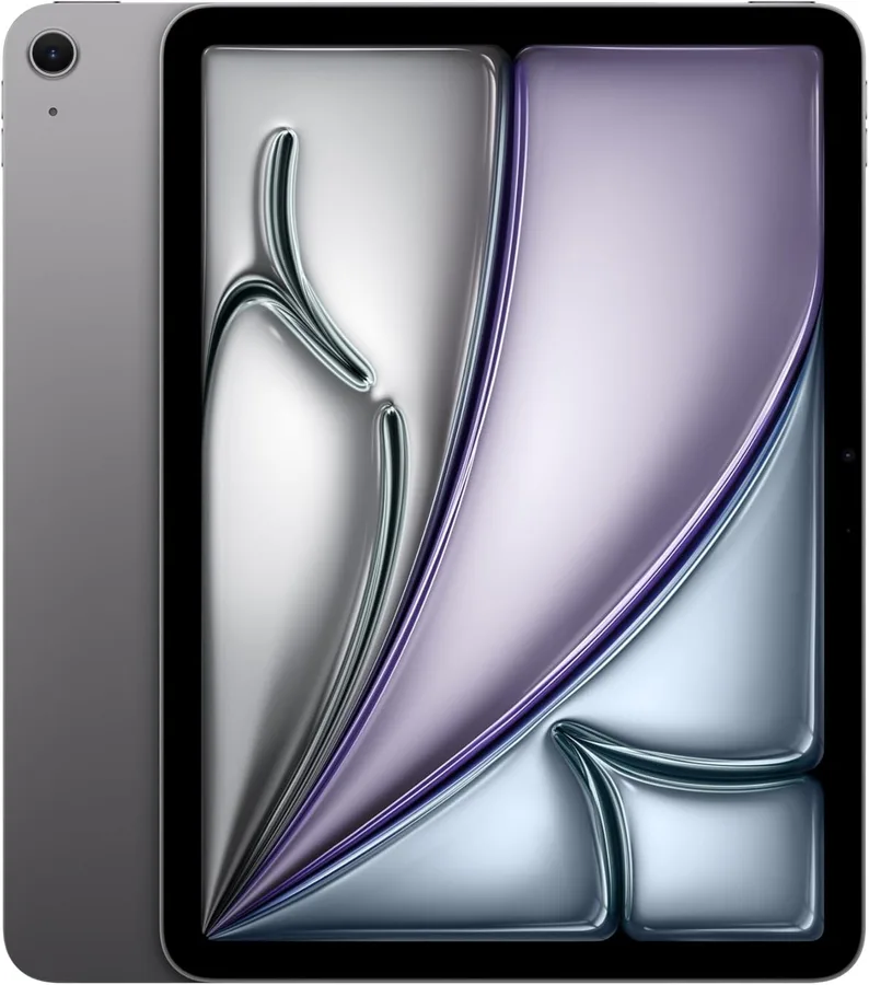 Apple iPad Air 11-inch (M4): Liquid Retina Display, 128GB, 12MP Front/Back Camera, Wi-Fi 7 with Apple N1, Touch ID, All-Day Battery Life — Space Gray