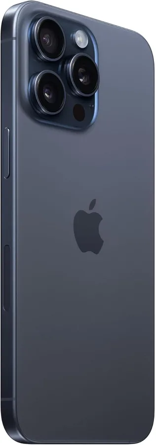 Apple iPhone 15 Pro Max, 256GB, Blue Titanium - Unlocked (Renewed)