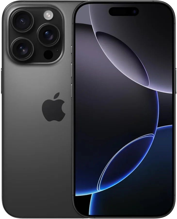 Apple iPhone 16 Pro, 256GB, Black Titanium - Unlocked (Renewed)