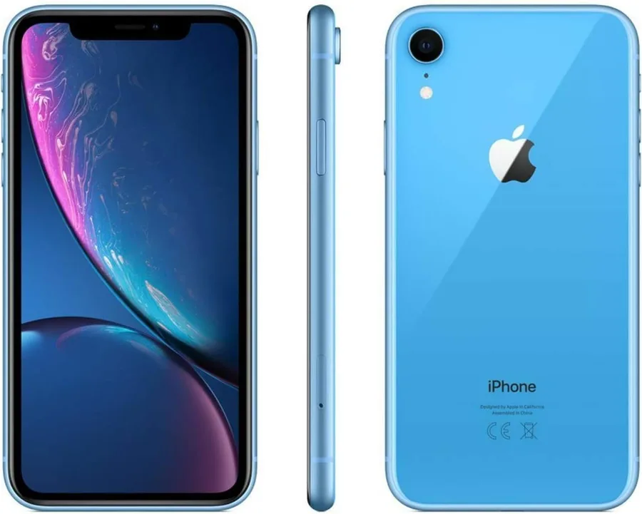 Apple iPhone XR, US Version, 64GB, Blue - AT&T (Renewed)