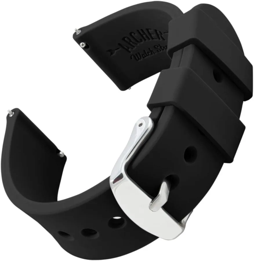 Archer Watch Straps - Soft Silicone Quick Release Watch Bands
