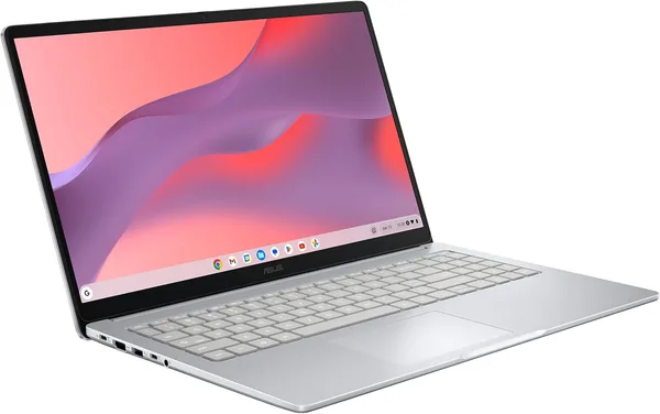ASUS Chromebook CX15 Laptop, 15.6" FHD Anti-Glare Display, Intel® Processor N50, 128GB Storage, 8GB RAM, ChromeOS, Pure Grey,