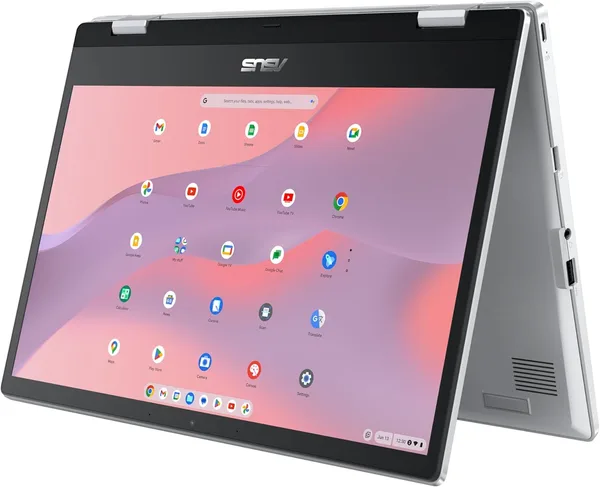 ASUS Chromebook Flip CX1 Convertible Laptop, 14" FHD NanoEdge 360-degree Touchscreen, Intel Celeron N4500 Processor, 128GB eM
