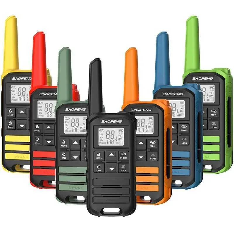 BAOFENG FR-22A Mini Walkie Talkie 430-440MHz PMR 446MHz FRS 462/467MHz Portable Two Way Radios Type-C USB Charging Intercom M240821