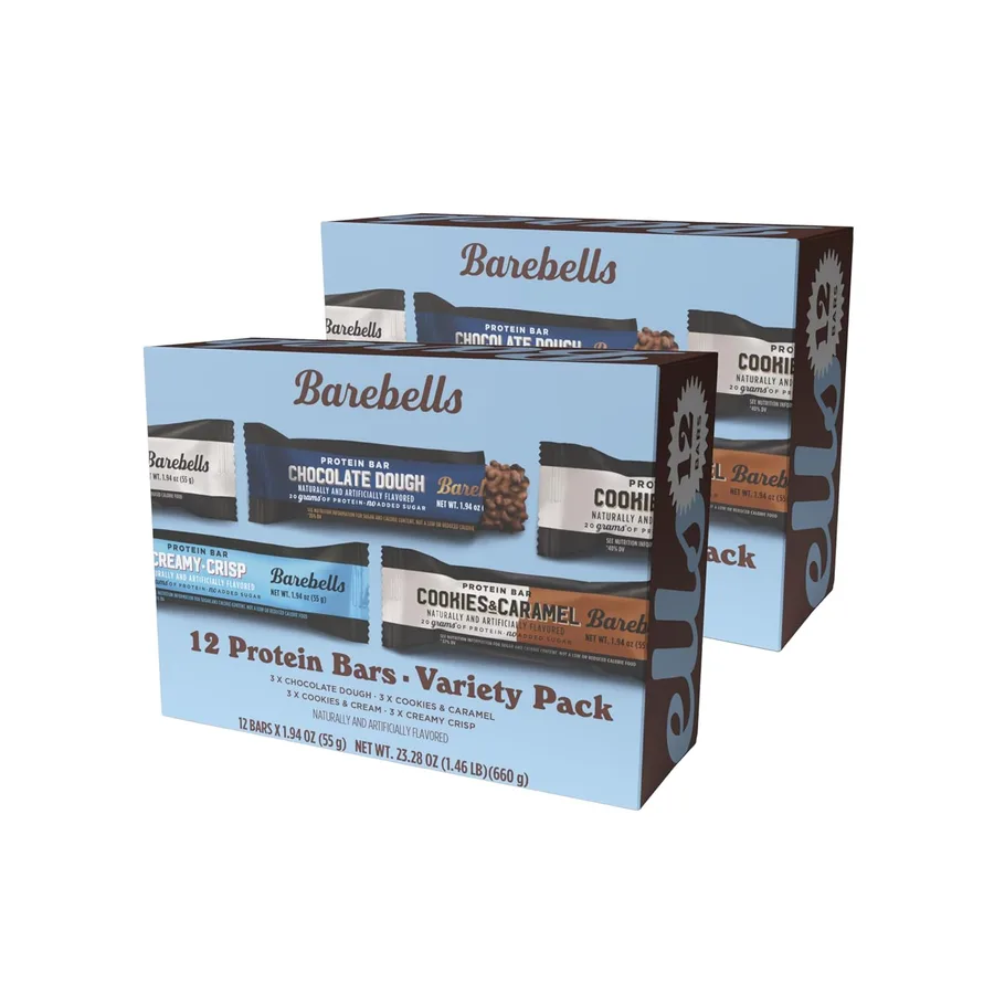 Barebells Protein Bars People's Choice Variety Pack - 24 Bars (2 Packs of 12), 20g High Protein Treats - Chocolate Nutrition