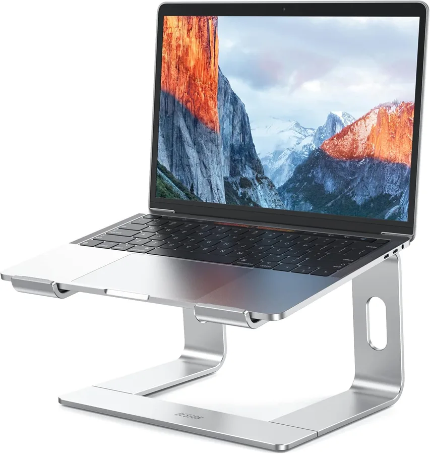 BESIGN LS03 Aluminum Laptop Stand, Ergonomic Detachable Computer Stand, Notebook Riser, Laptop Mount Compatible with Air, Pro