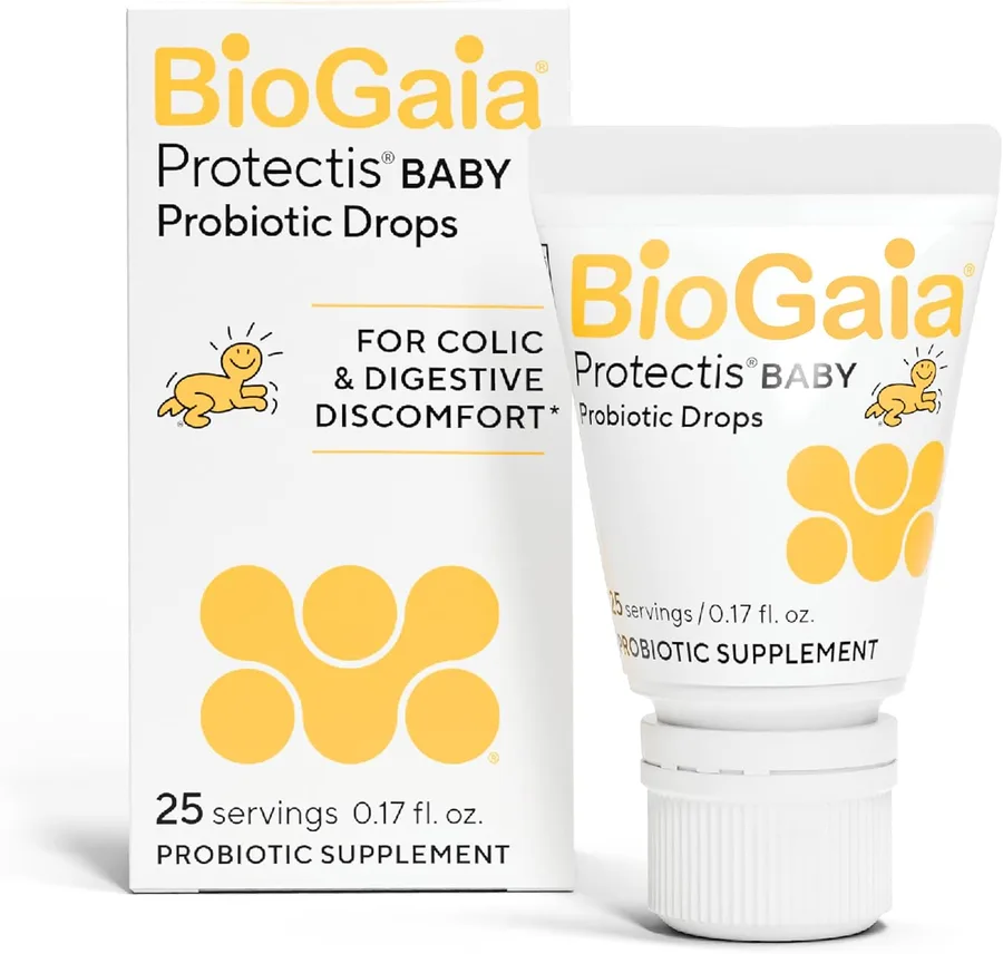 BioGaia Protectis Baby Probiotic Drops | Baby Essentials for Colic & Gas Relief | Safe for Newborns | Ease Crying, Fussing, C