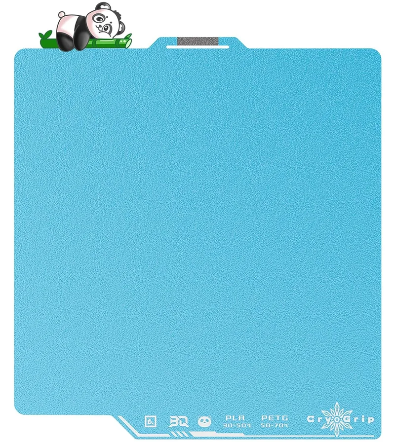 BIQU CryoGrip Pro Frostbite Cold Build Plate for Bambu-Lab X2D P2S P1S P1P X1C X1E A1 3D Printers, Super-Tack Spring Steel Sh