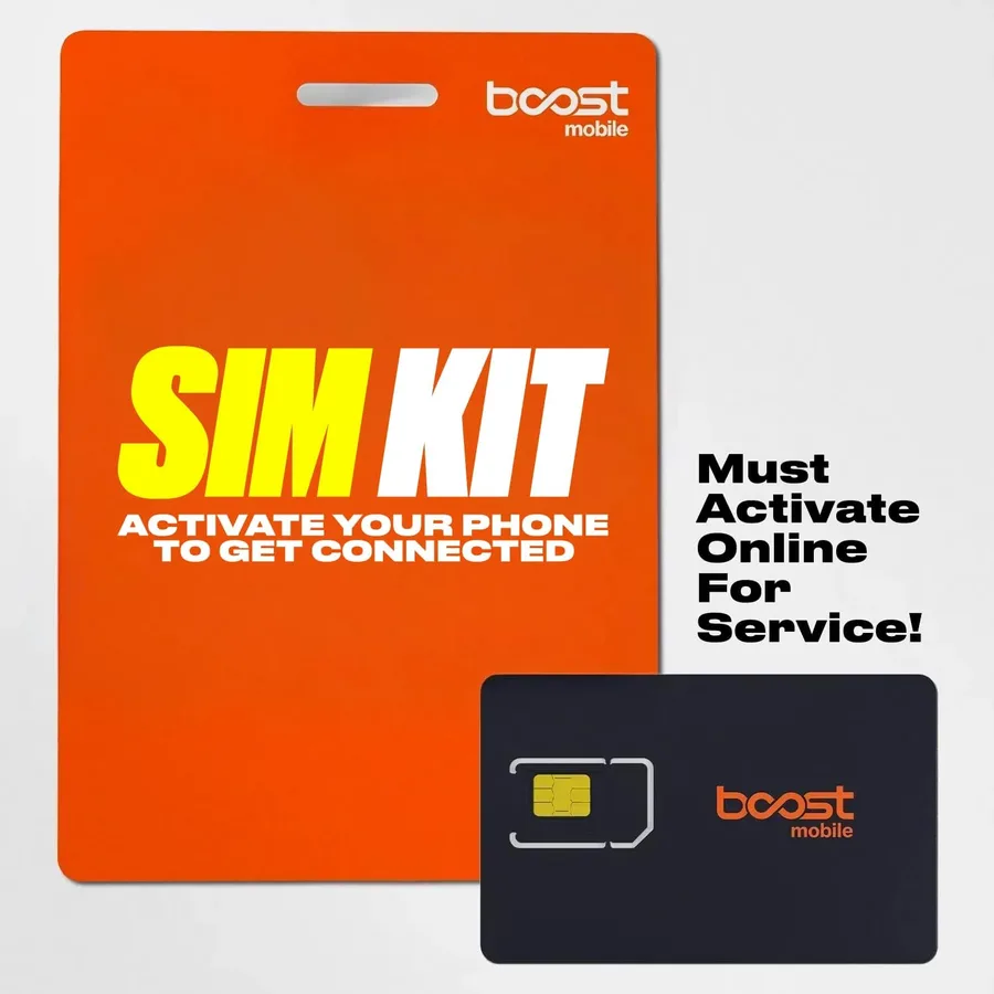 Boost Mobile Pick-a-Plan SIM Kit: Pick Your Plan at Activation | 3-in-1 Universal SIM | 5G/4G LTE Prepaid Wireless | Plans fr