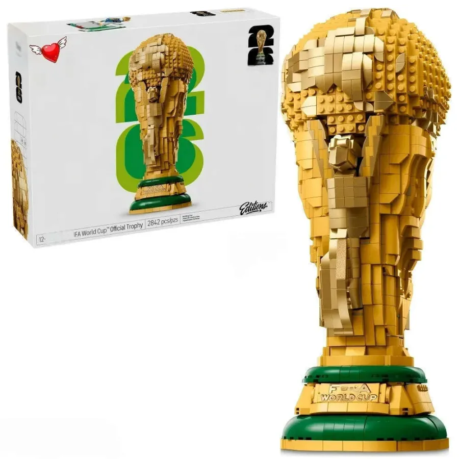 Camp Hunt Knife New LEGO Trophy Building Blocks 2842Pcs Standard Particles High Quality camp equipment 1:1 Size Perfect Eeplica Legoes Set World Cup Ball As Hol