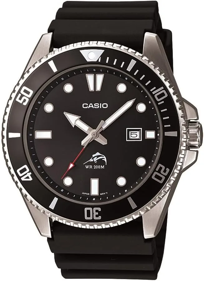 Casio MDV106 Series | Unisex Analog Watch | 200M WR | Stainless Steel Case | Resin Band | 2 Hand Analog (HR, Min, SEC) | Date