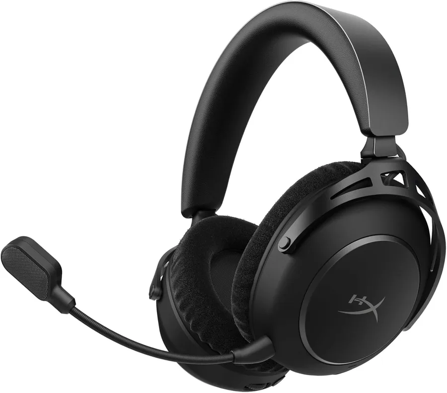 Cloud Alpha 2 – Wireless Gaming Headset with 53mm Dual-Chamber Drivers and up to 250 Hours Battery Life, RGB Base Station, Simultaneous 2.4GHz & Bluetooth - Black