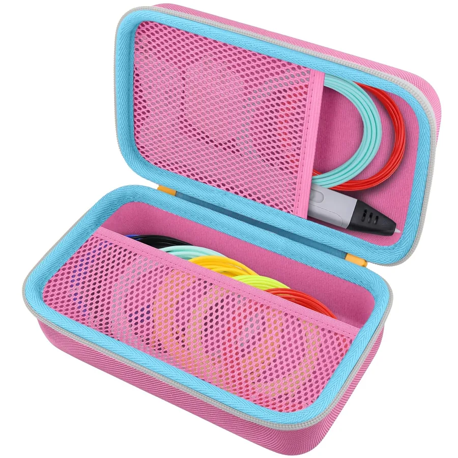 co2CREA Storage Organizer Case for 3D Printing Pen Set, Hard Case Compatible with SCRIB3D P1/Advanced, MYNT3D Super/Advanced,