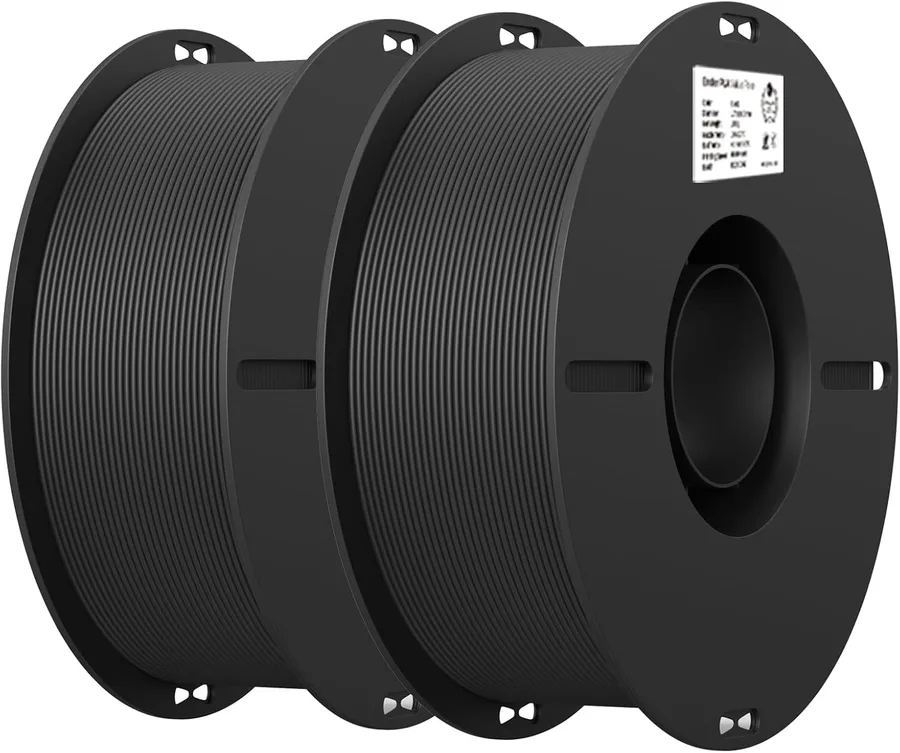 Creality 3D Printer Filament, PLA Filament 1.75mm Bundle 2Kg for 3D Printing, Ender PLA Filament No-Tangling, Strong Bonding