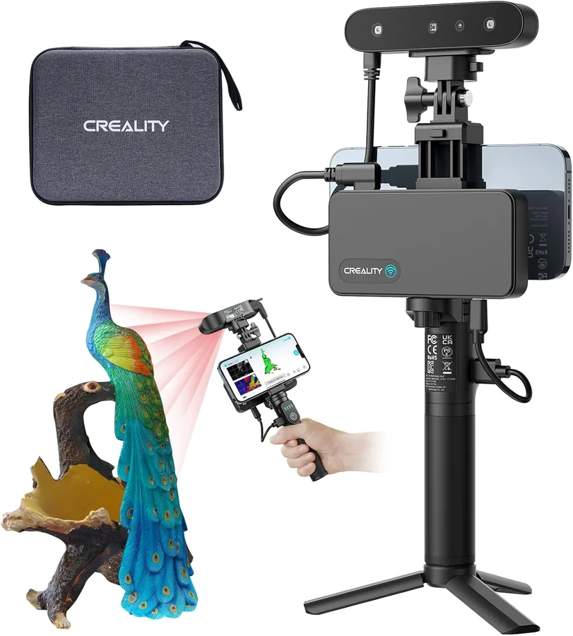 Creality 3D Scanner CR-Scan Ferret Pro for 3D Printing, Upgrade Handheld Scanner with Wireless Scanning Anti-Shake Tracking,