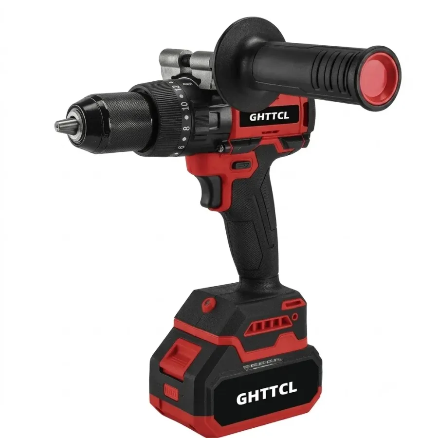 DC18V 150N Brushless Impact Drill Bare Tool, High Torque Industrial Hand Drill Without Battery & Charger