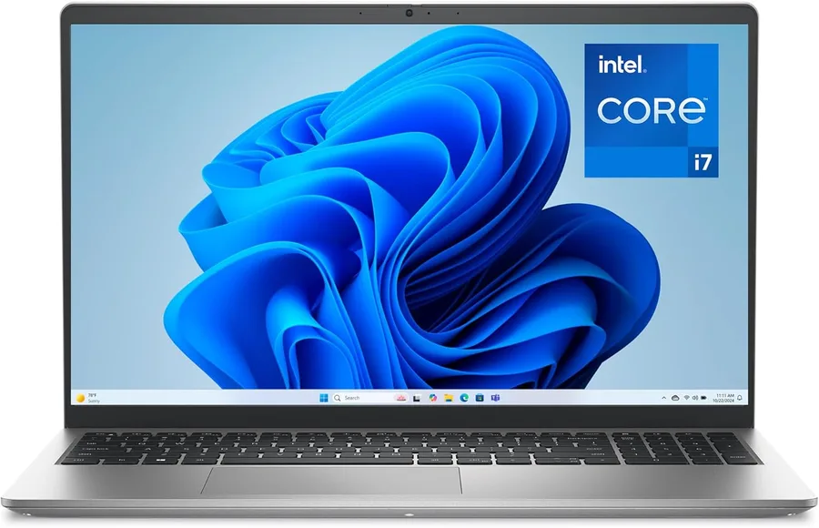 Dell 15.6 Laptop, FHD, Intel Core i7 1355U, 16GB RAM, Windows 11 Home | 250 nits Anti-Glare IPS, Intel UHD Graphics, DDR5, 512GB SSD, Backlit Keyboard, Wi-Fi 6, Business Ready, DC15250
