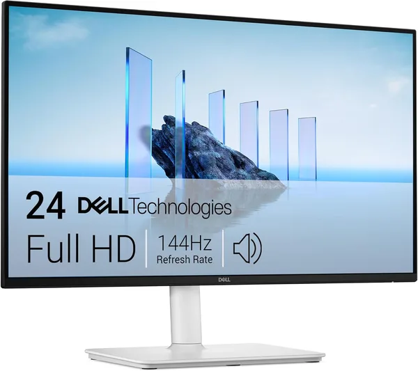 Dell 24 Plus Monitor - S2425HSM - 23.8-inch FHD (1920x1080) 144Hz 1ms Display, 2 x 3W Speakers, HDMI Connectivity, Height/Til