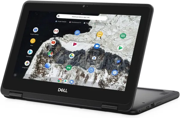 Dell Chromebook 11 3100 2-in-1 11.6" Touchscreen Laptop Computer, Celeron N4000, 4GB RAM, 32GB eMMC, Type-C, Chrome OS (Renew