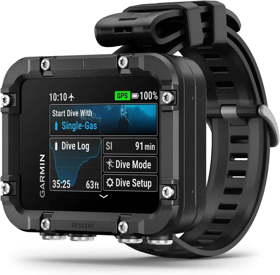 Descent™ X30, Rugged Dive Computer, Surface GPS, Button Controls, Vibrant 2.4-inch Color Display, Up to 30 Hours of Battery Life | 2.4-Inch Vibrant Color Display, 10 Atm Water Rating, Surface GPS, Leakproof Metal Buttons, Up to 30-Hour Battery
