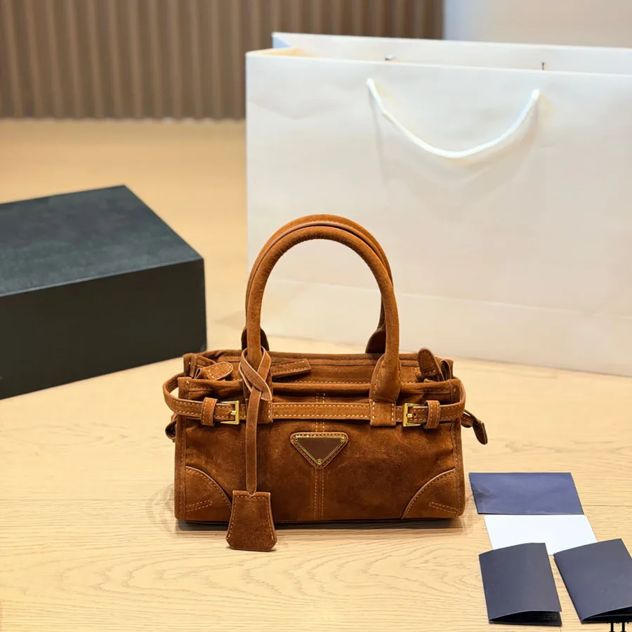 Designer Mini Bonnie handbag crossbody bag Women suede Shoulder bag Classic Rectangular Messenger bag underarm bag