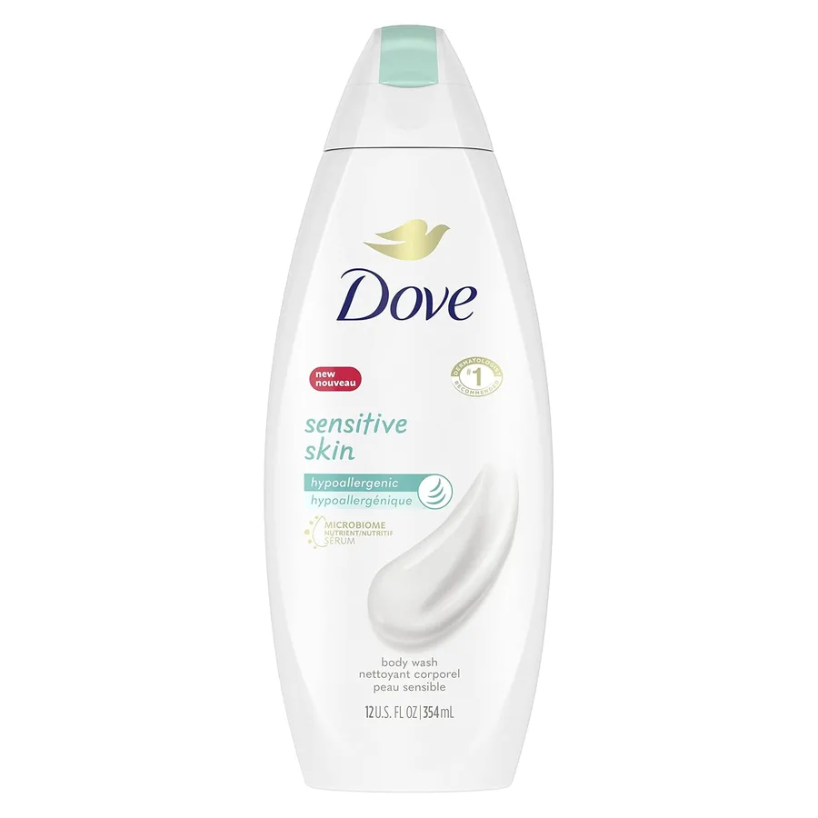 Dove Body Wash, Sensitive Skin, 12 oz