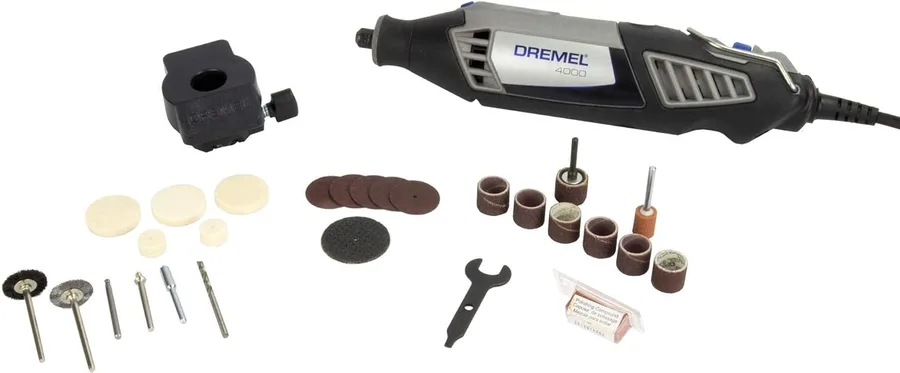 Dremel 4000 Series 28 Piece 1.6A Corded Electric Variable Speed Rotary Tool Kit (Renewed) | Refurbished Dremel 4000, 1.6a Motor, 000-35, 000 Rpm, Corded, 28-Piece Accessory Kit, 90-Day Limited Warranty, (28 Piece)