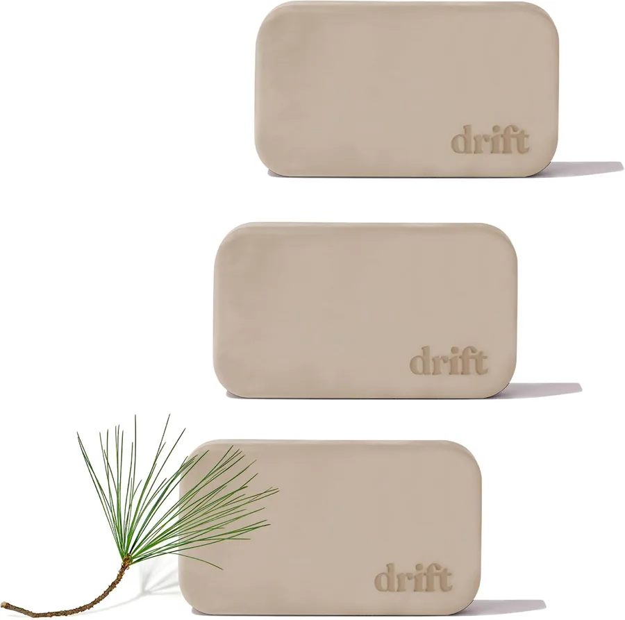 Drift Car Air Freshener - The Original Wood Air Freshener - Car Odor Eliminator - Long Lasting Scent - Metal Clip - Essential Oils - Clean Ingredients - Pine Scent 3 Pack Refill - NO CLIP INCLUDED