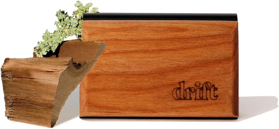 Drift Car Air Freshener - The Original Wood Air Freshener - Car Odor Eliminator - Long Lasting Scent - Metal Clip - Essential