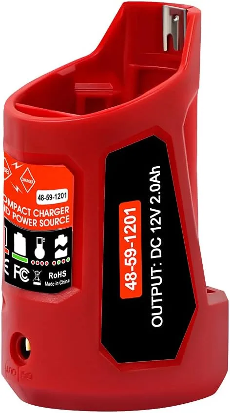 DSANKE USB Power Source for Milwaukee M12 48-59-1201 49-24-2310 USB Charging Adapter 10.8V/12V Heated Jacket Power Source Li-ion Battery Power Source