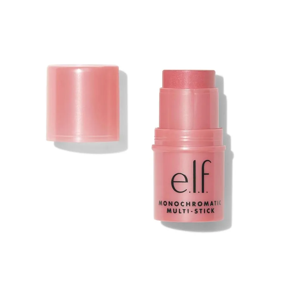 e.l.f. Monochromatic Multi Stick, Travel-Sized Luxuriously Creamy & Blendable Color, For Eyes, Lips & Cheeks, Vegan & Cruelty