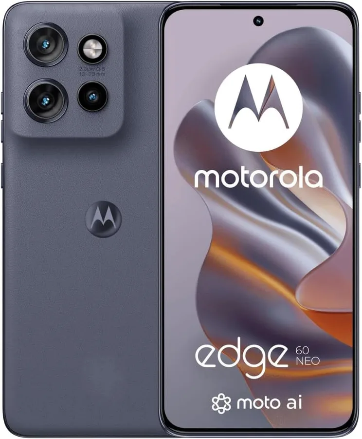 Edge 60 Neo Dual-SIM 256GB ROM + 12GB RAM (GSM OLY | No CDMA) Factory Unlocked 5G Smartphone (Pantone Grisaille) - International Version