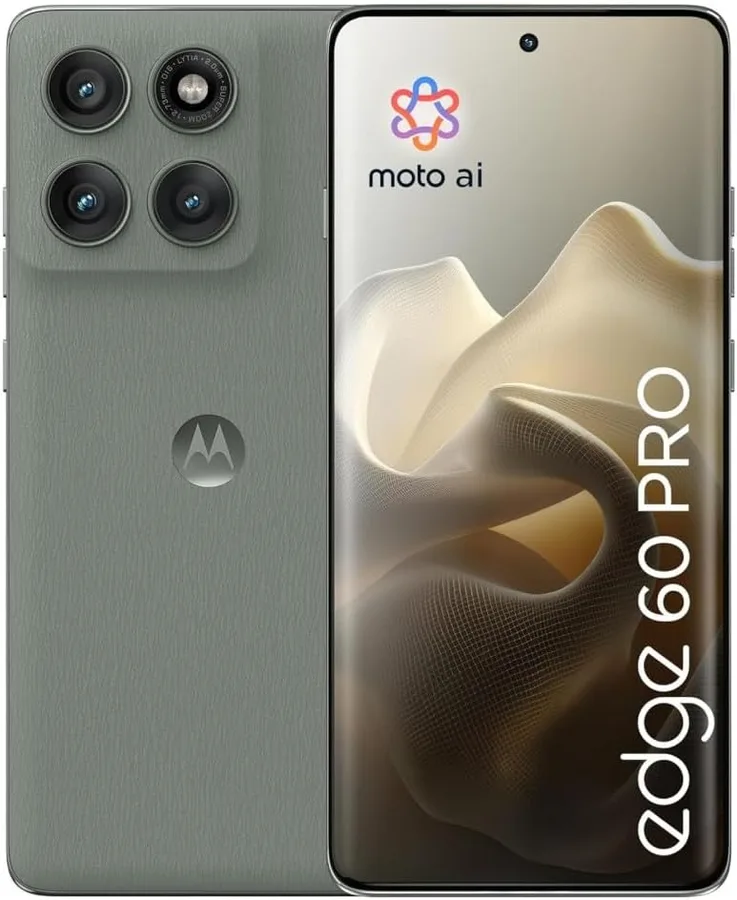 Edge 60 Pro Dual-SIM 512GB ROM + 12GB RAM (GSM Only | No CDMA) Factory Unlocked 5G Smartphone (Pantone Shadow) - International Version